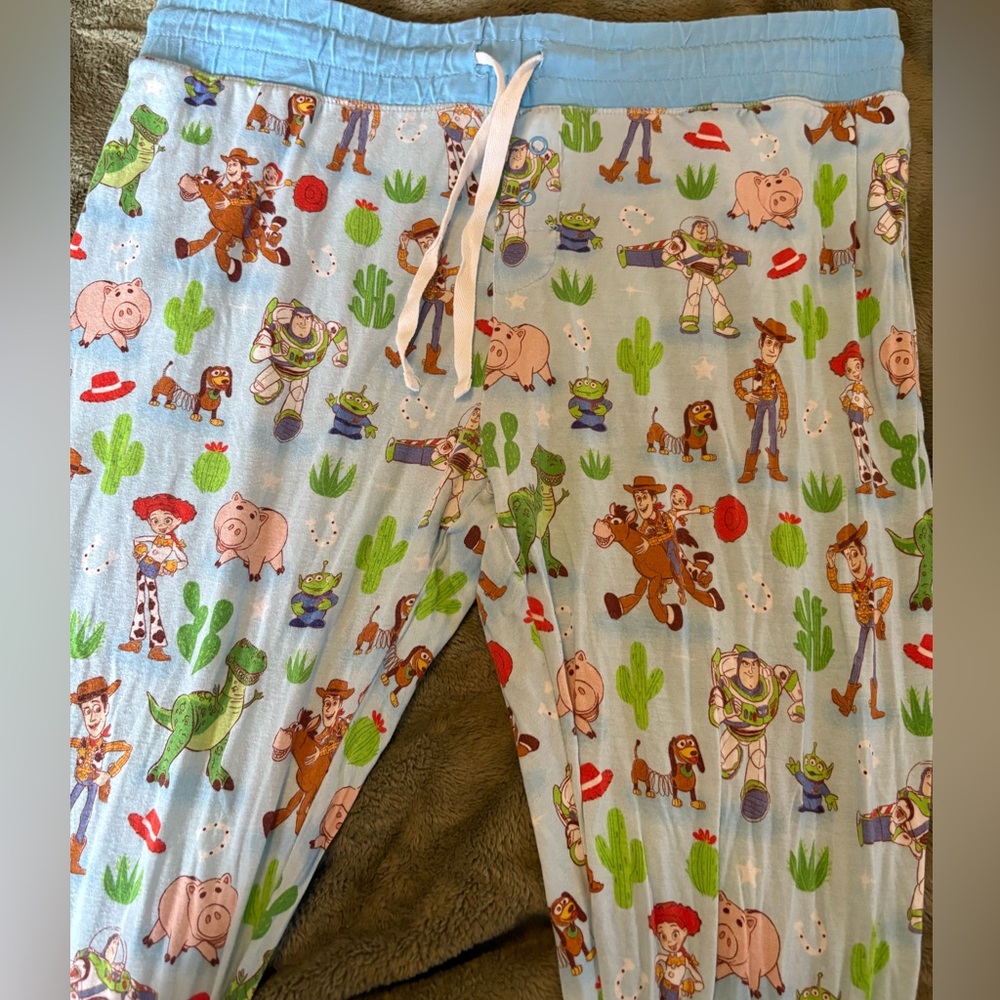 Disney Toy Story Pajama Pants - Blue and Multicolor